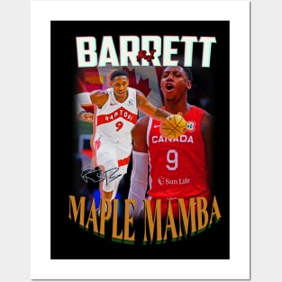 R.J. Barrett "Maple Mamba" Toronto Raptors New York Basketball Posters and Art